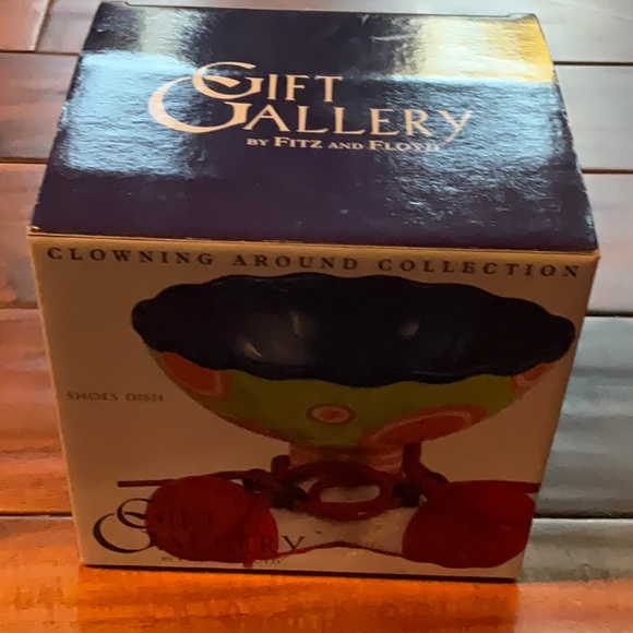 Rare Vintage FItz & Floyd “Clowning Around” series “Shoes Dish - NIB - Picture 5 of 8
